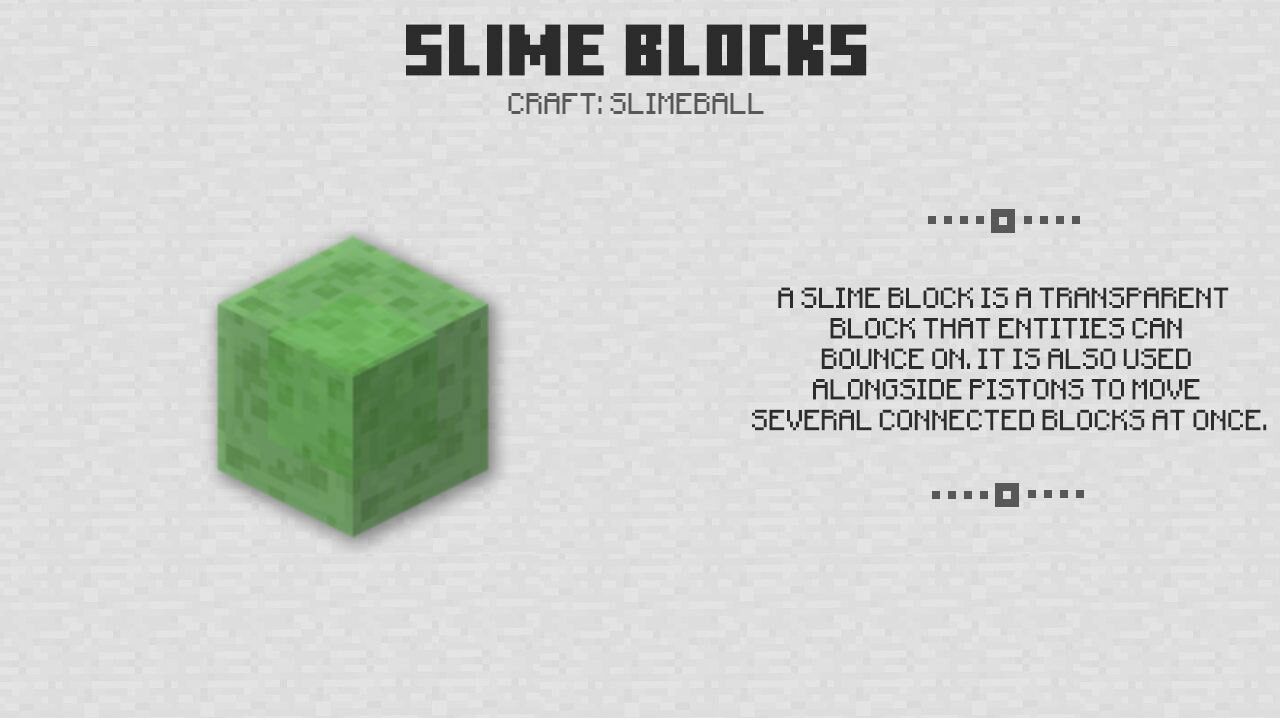 Slime Blocks for Minecraft PE 0.14.0