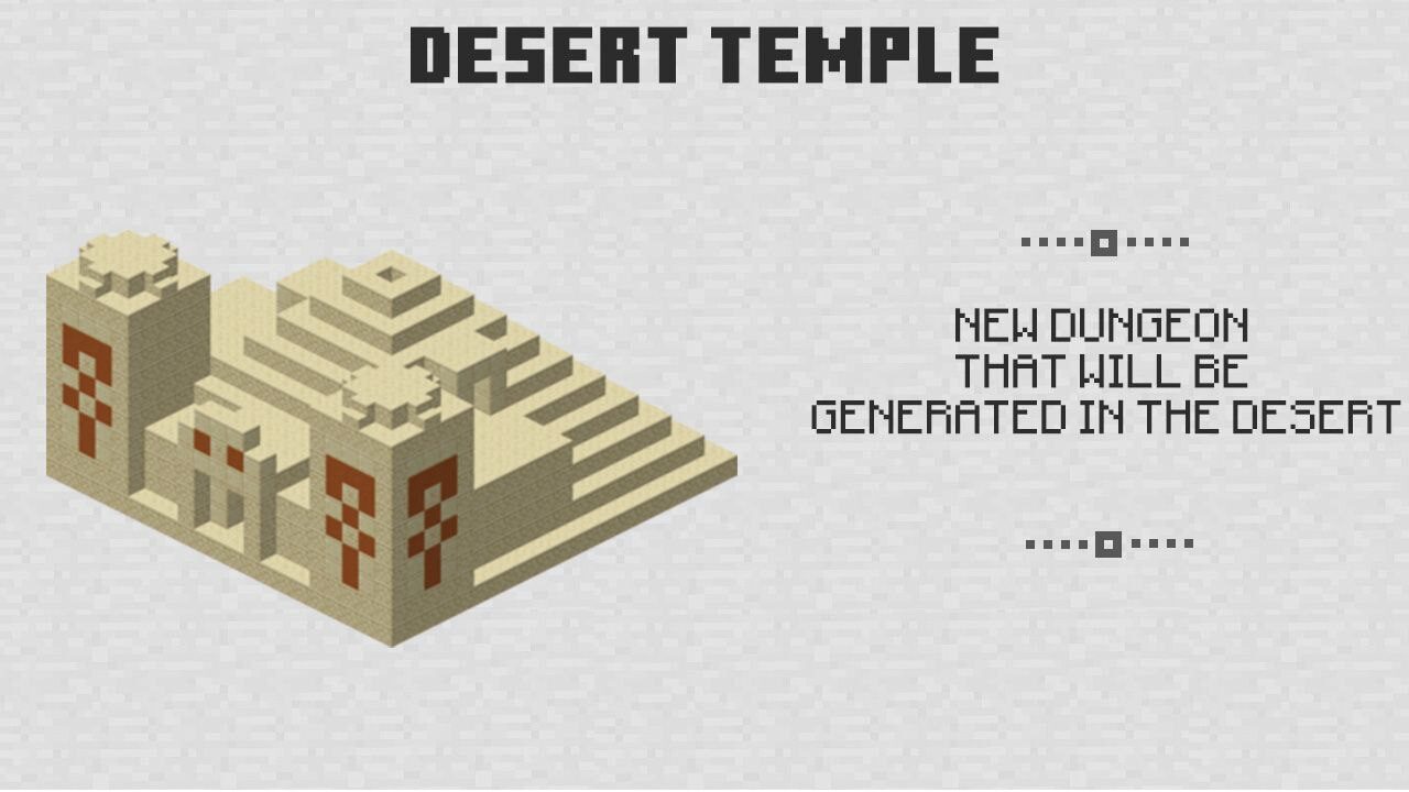 Desert Temple for Minecraft PE 0.13
