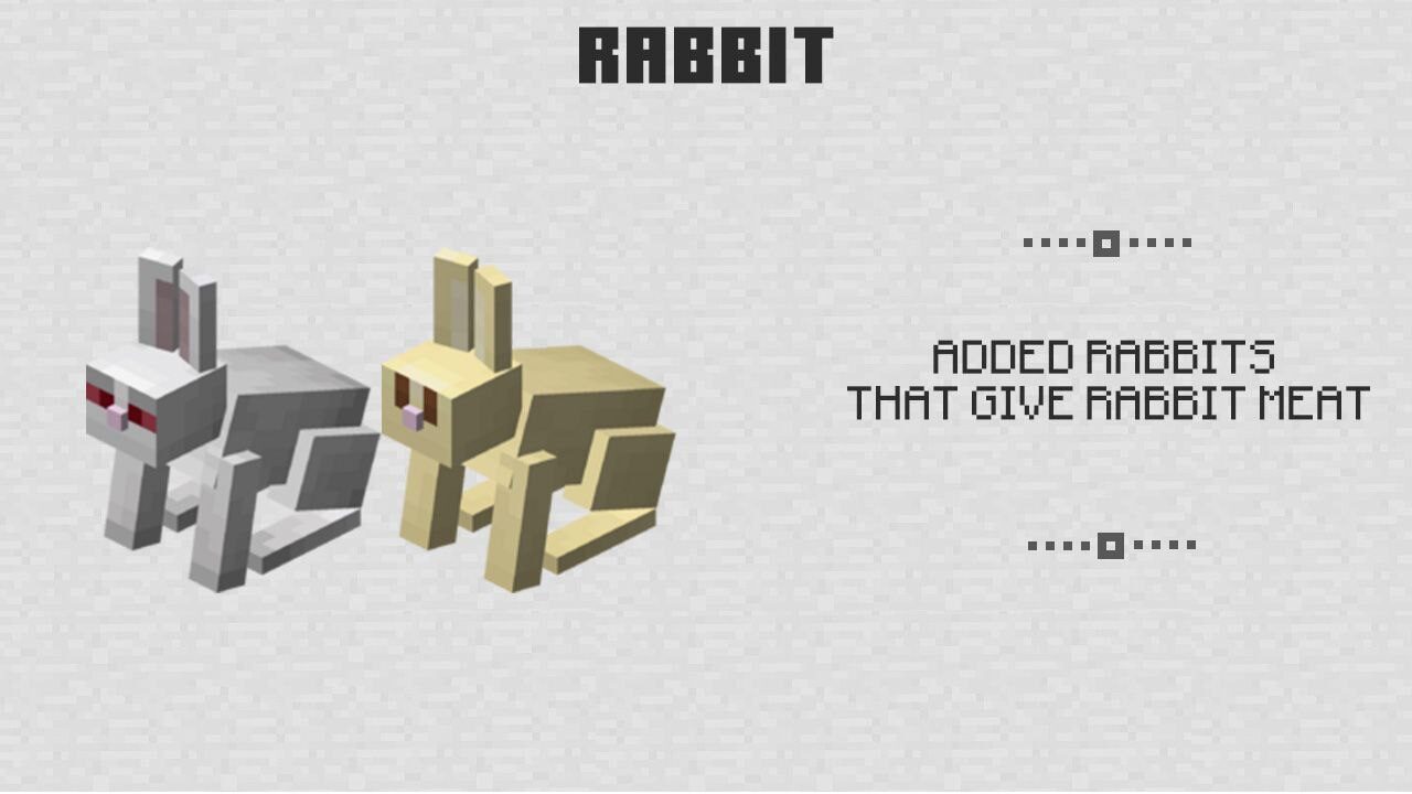 Rabbit for Minecraft PE 0.13