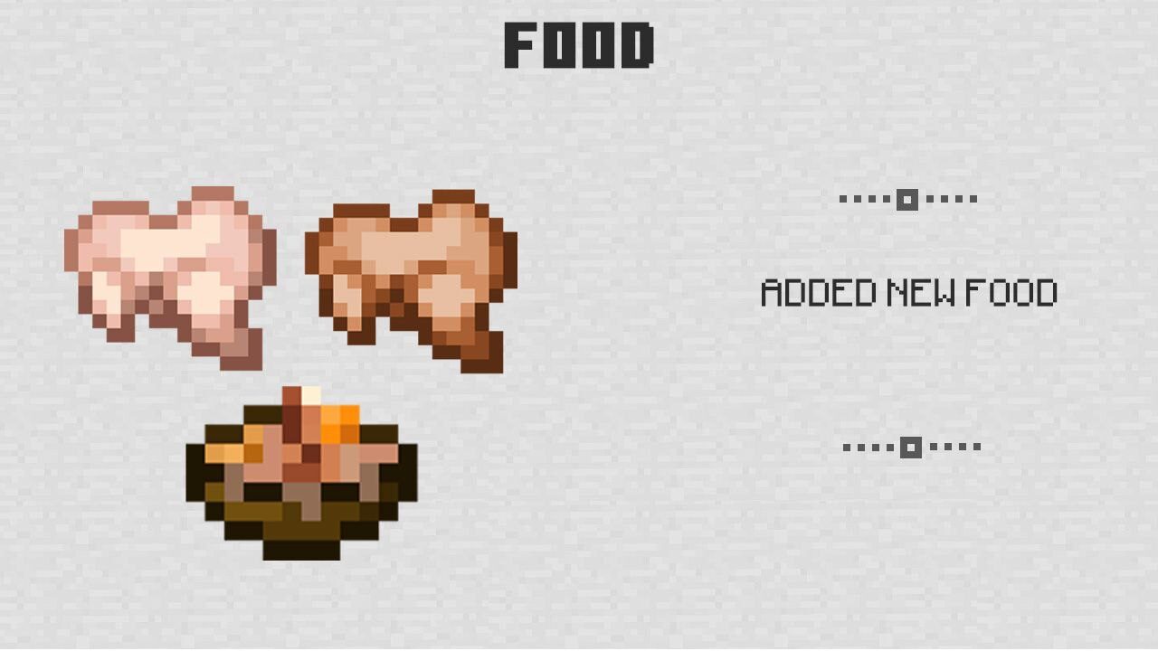 Food for Minecraft PE 0.13