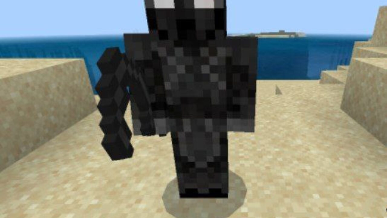 Noob Saibot from Mortal Kombat Mod for Minecraft PE