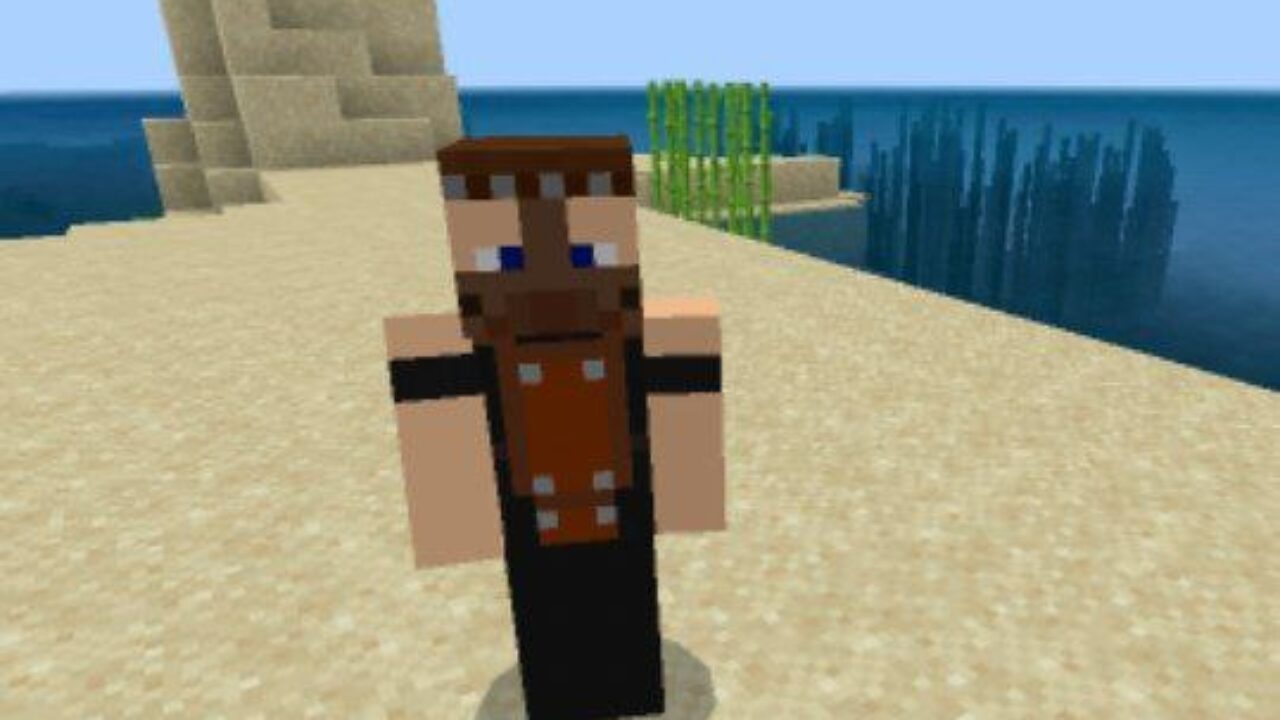 Erron Black from Mortal Kombat Mod for Minecraft PE