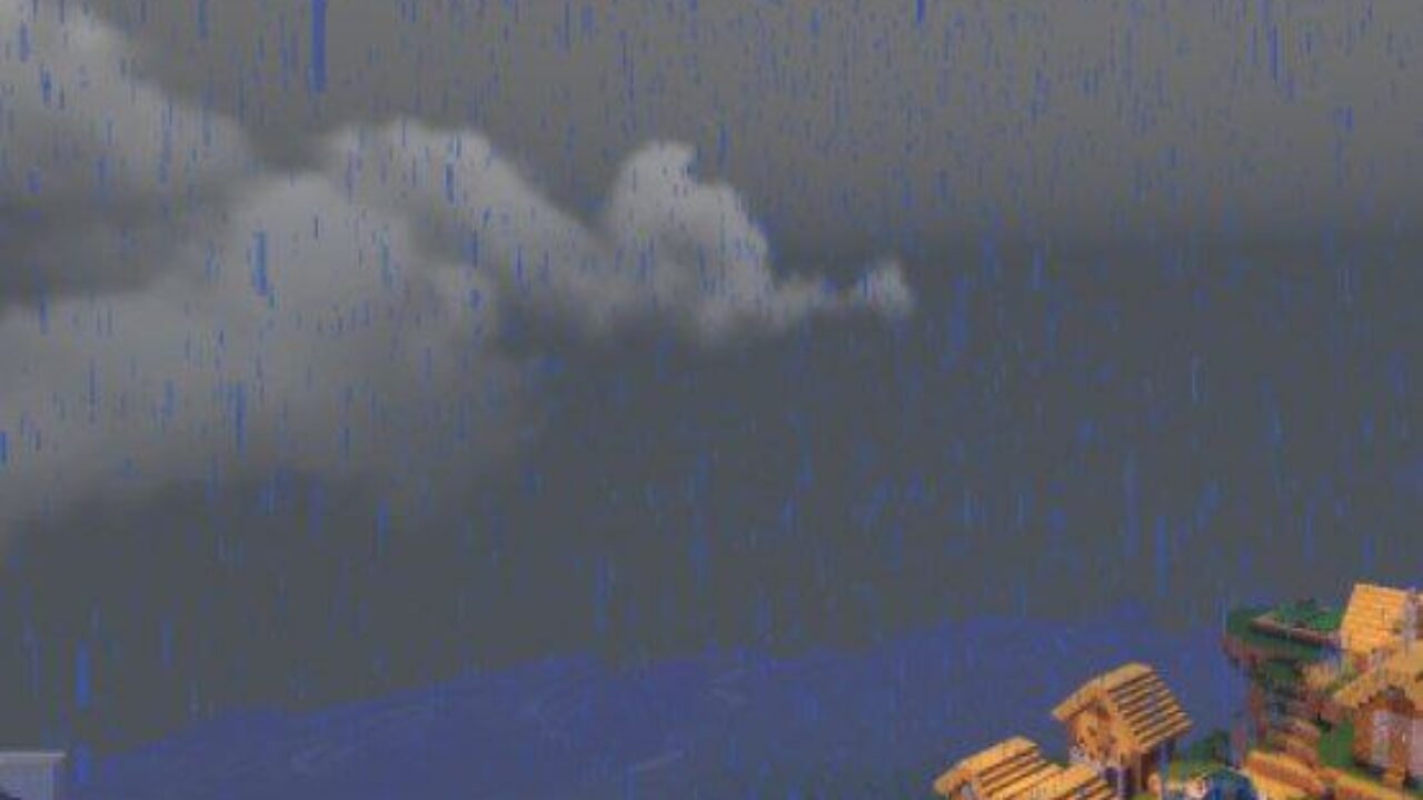 Rain from Enhanced Default Shaders for Minecraft PE