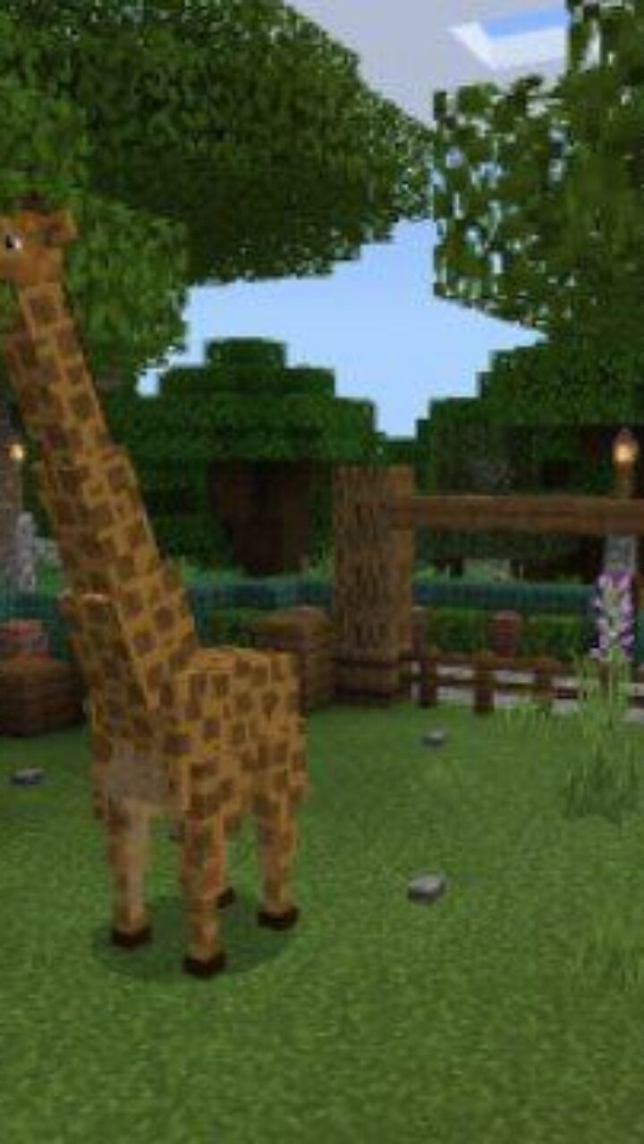 Giraffe from Zoo Map for Minecraft PE