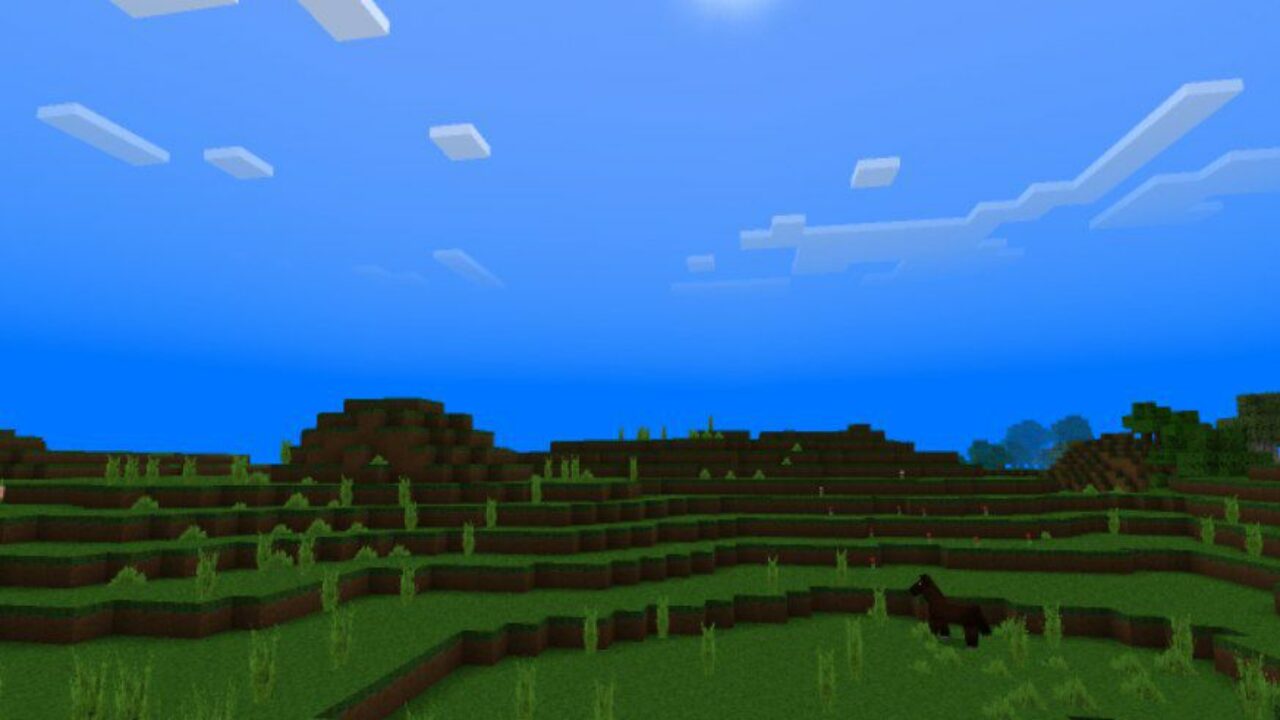 Sky from Ray Tracing Texture Pack for Minecraft PE