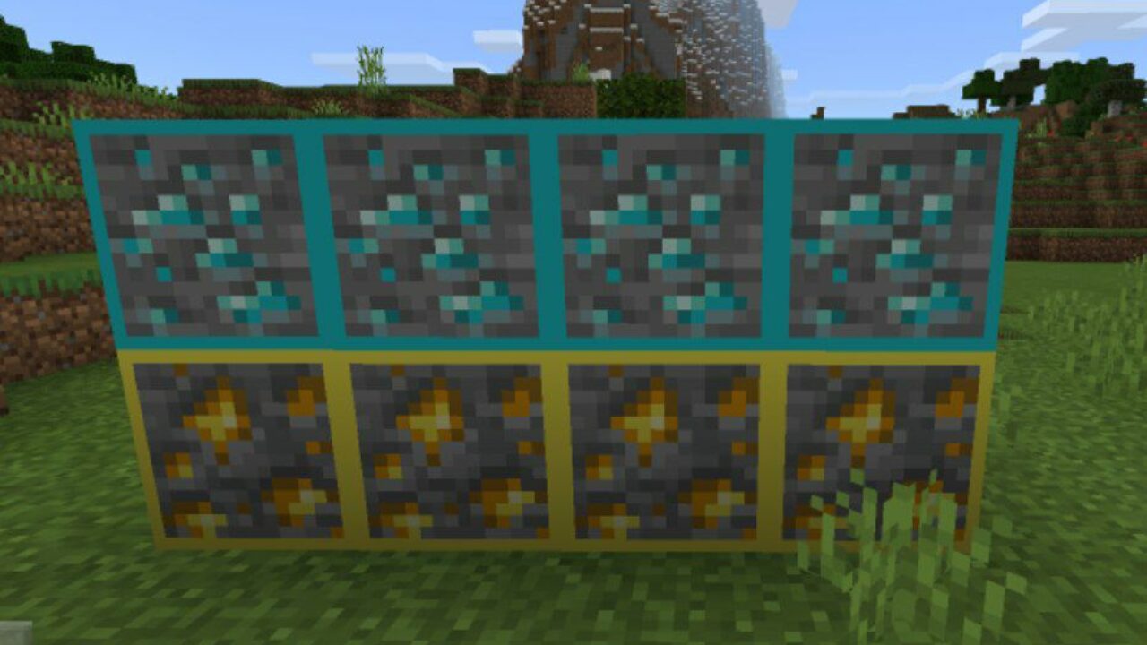 More Blocks from New Ore Texture Pack for Minecraft PE