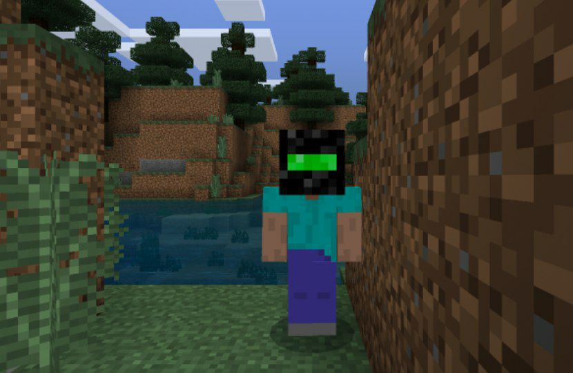 Bandit Herobrine Skin for Minecraft PE 1.20.15, 1.19.83