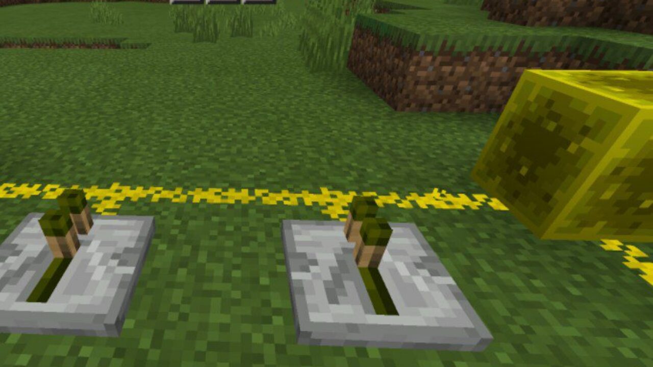 Yellow Blocks from Redstone Texture Pack for Minecraft PE