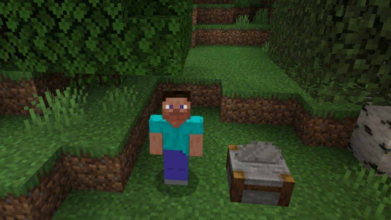 Steve and Items from Animated Texture Pack for Minecraft PE