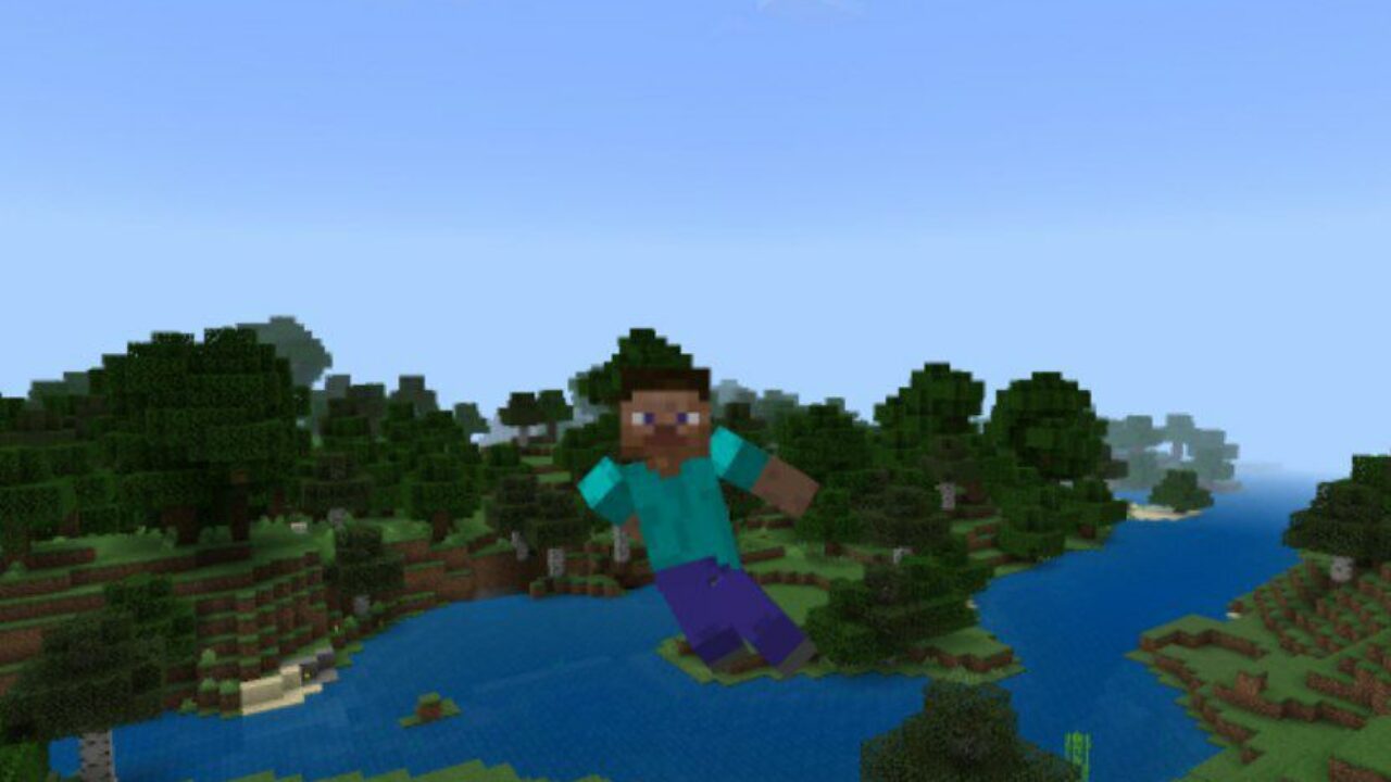 New Animation of Steve from Animated Texture Pack for Minecraft PE