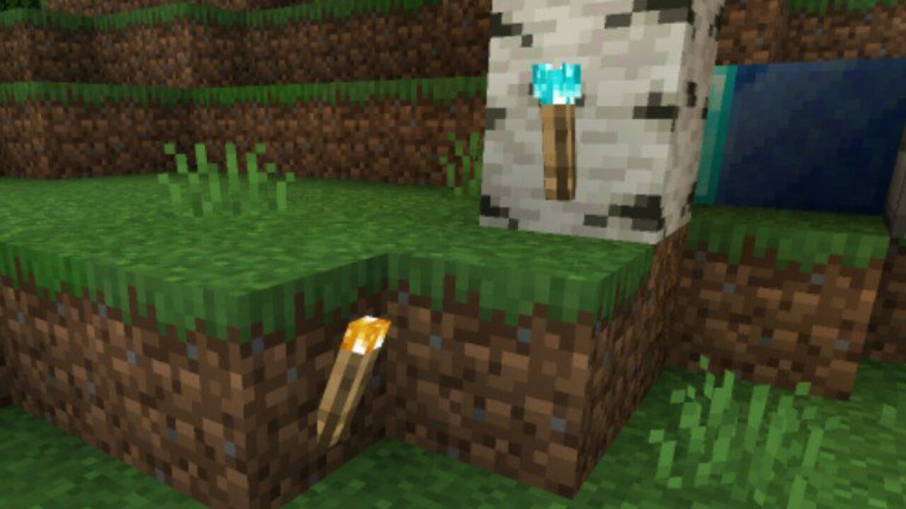 Torches from Animated Texture Pack for Minecraft PE