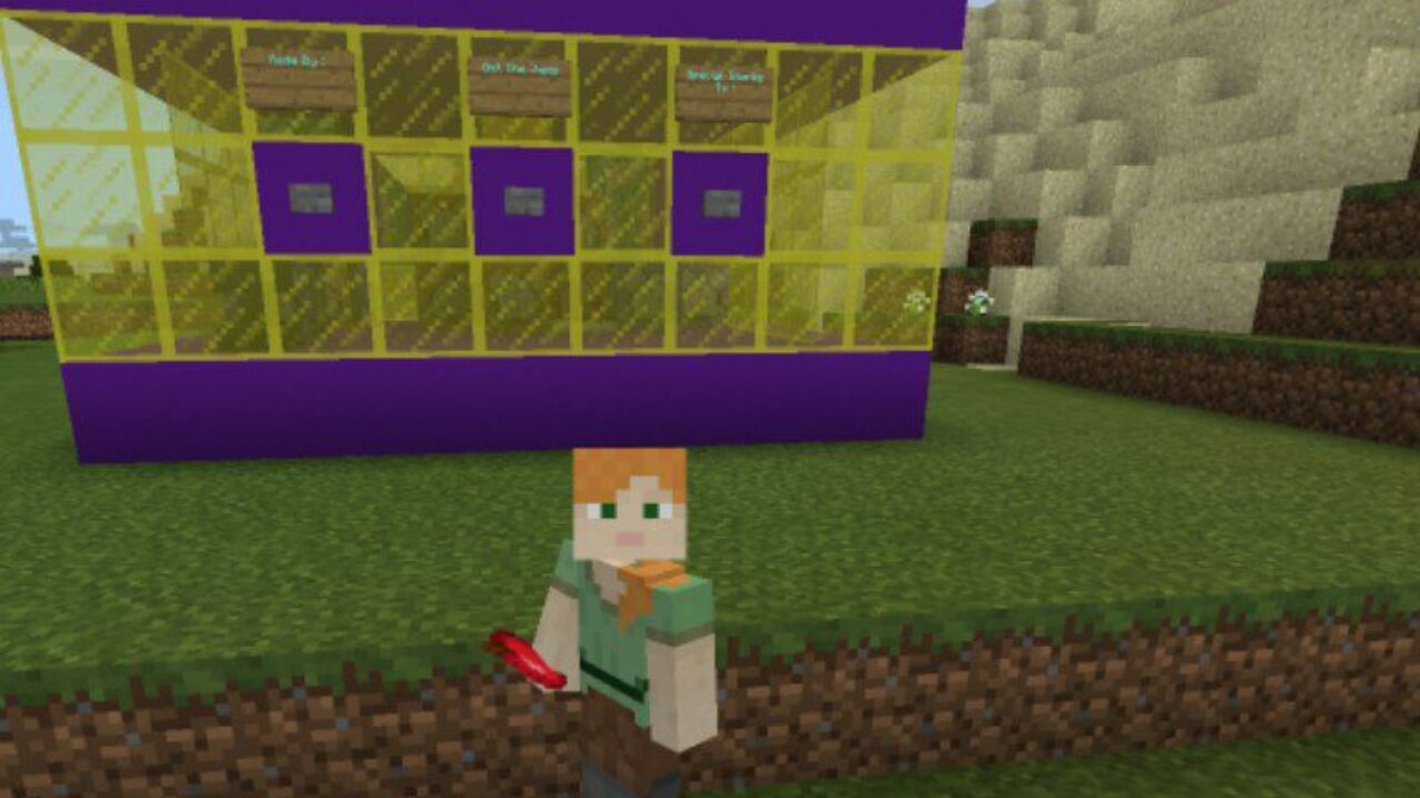 Cube and Steve from My Little Pony Map for Minecraft PE