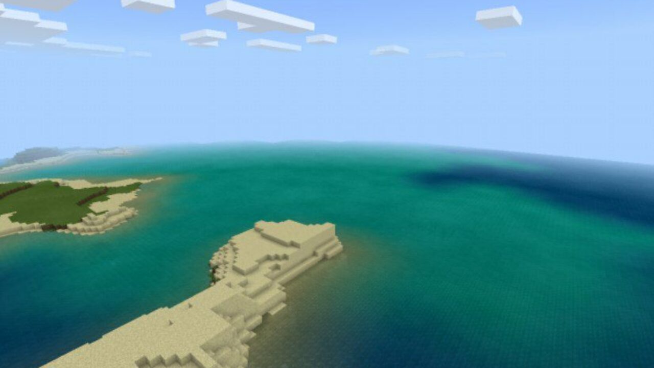 Ocean from Water Texture Pack for Minecraft PE