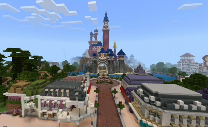 Download Disneyland Map for Minecraft PE: Amazing adventures