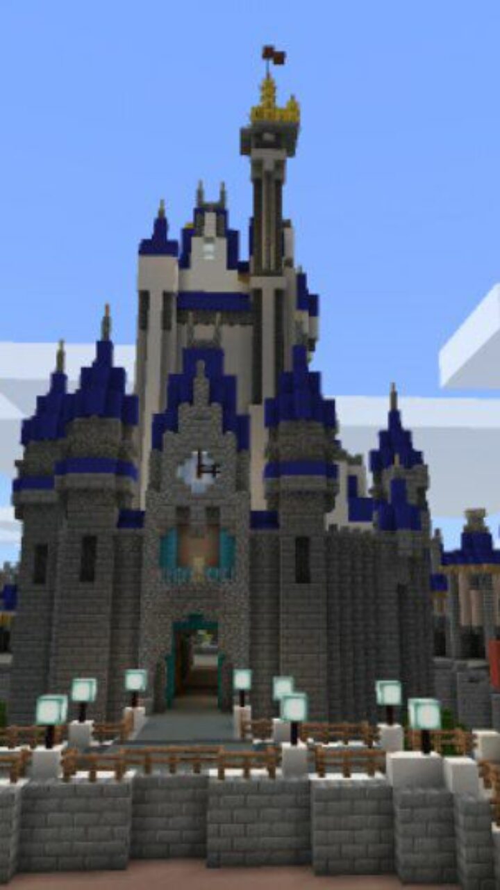 Castle from Disneyland Map for Minecraft PE