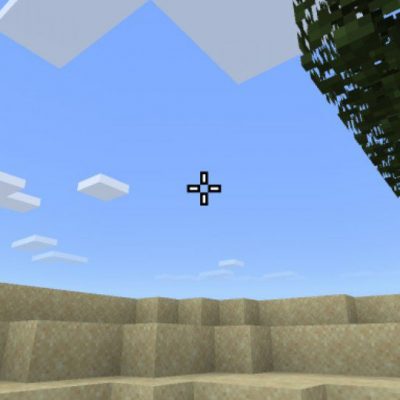 Crosshair Texture Pack for Minecraft Bedrock