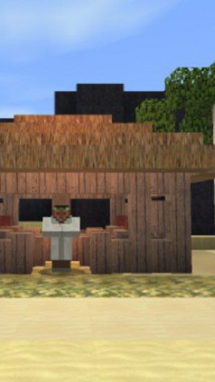 Huts from Buried Treasure Map for Minecraft PE