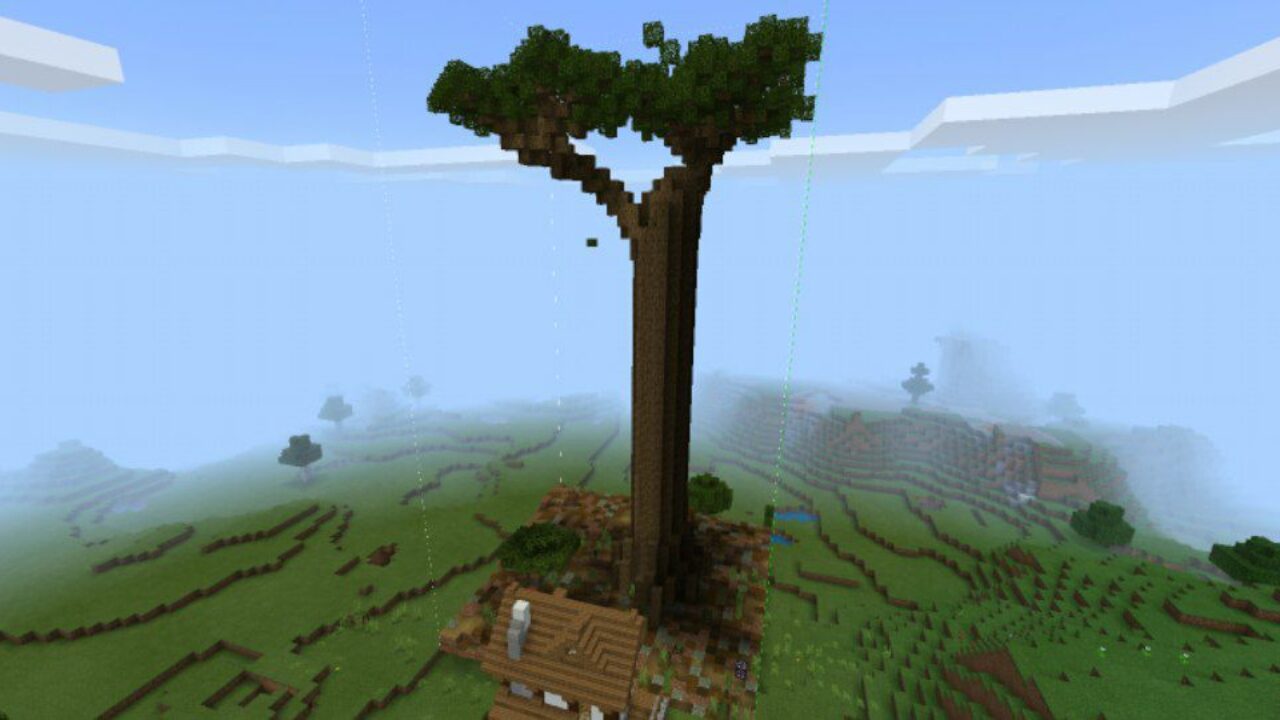 Tree from Instant House Mod for Minecraft PE