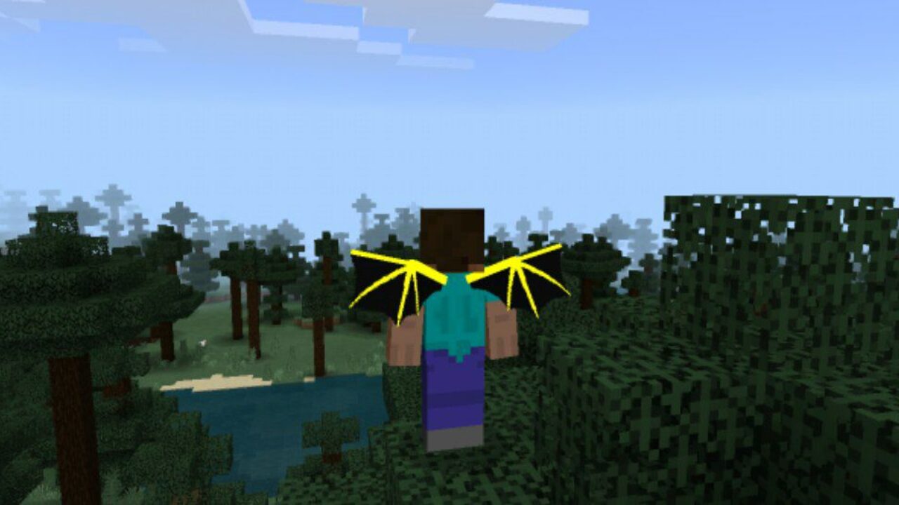 Yellow Wings from Wings Mod for Minecraft PE