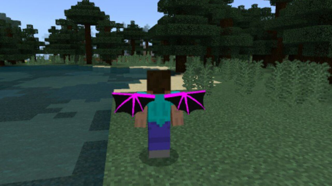 Purple Wings from Wings Mod for Minecraft PE