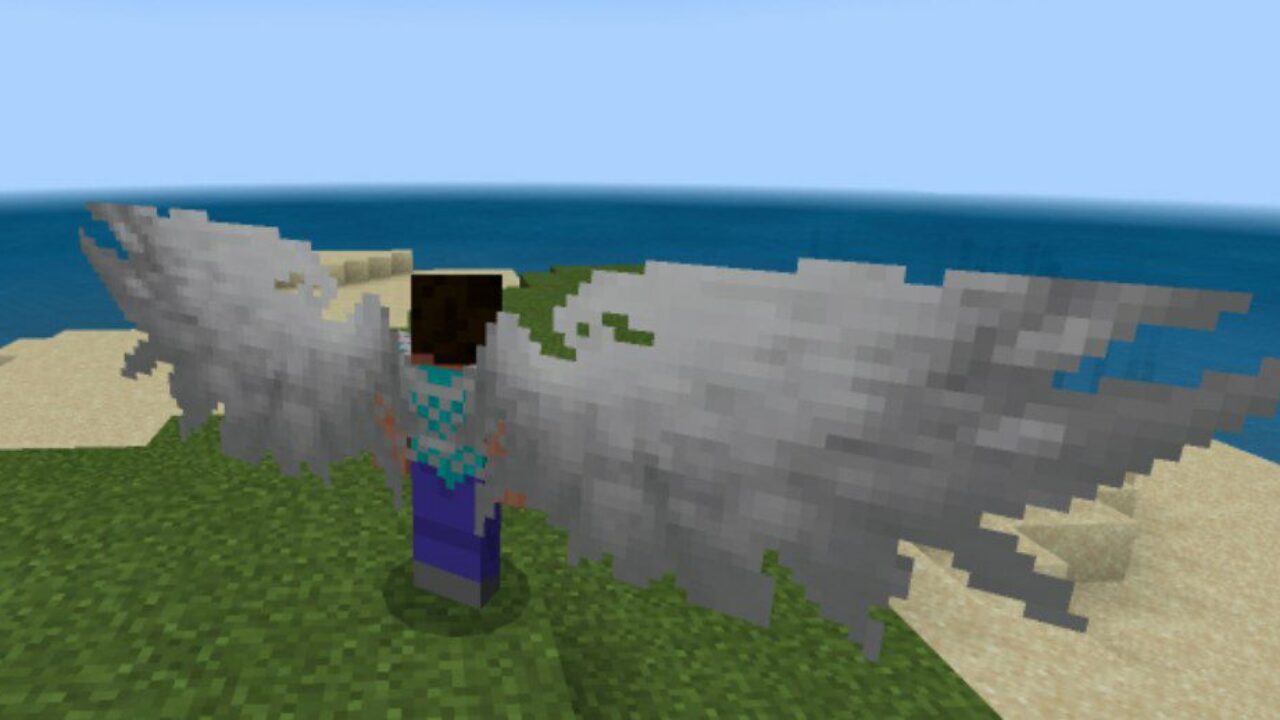 Iron Wings from Wings Mod for Minecraft PE