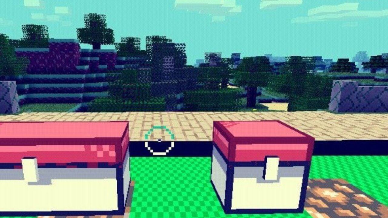 Chests from Pokemon Texture Pack for Minecraft PE