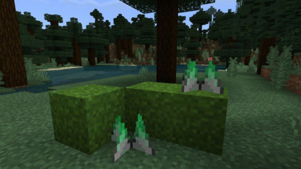 Venomous Spikes from Traps Mod for Minecraft PE