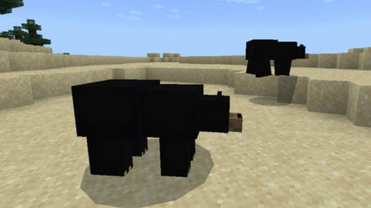 Black Bear from Hunters Mod for Minecraft PE