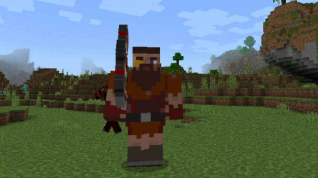 Barbarian from God of War Mod for Minecraft PE