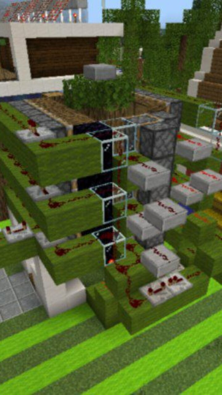 Mechanism from Redstone House Map for Minecraft PE