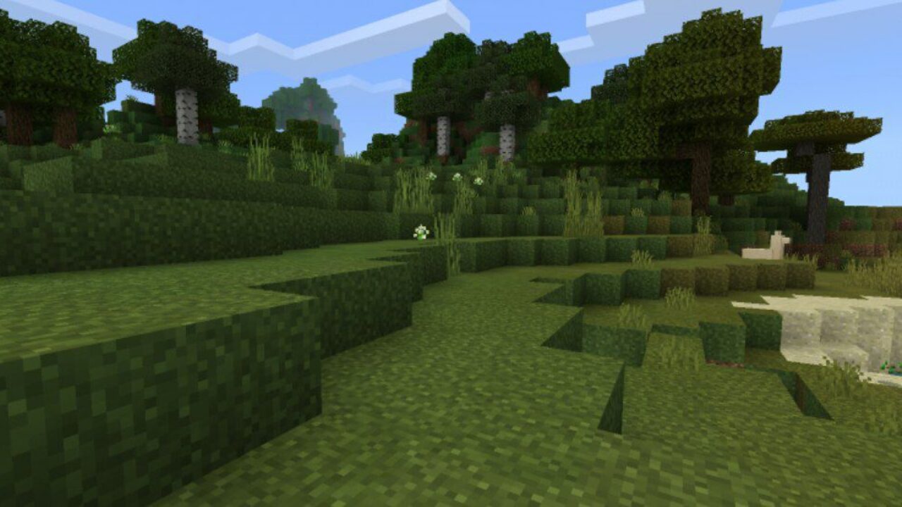 Nature from Better Vanilla Texture Pack for Minecraft PE