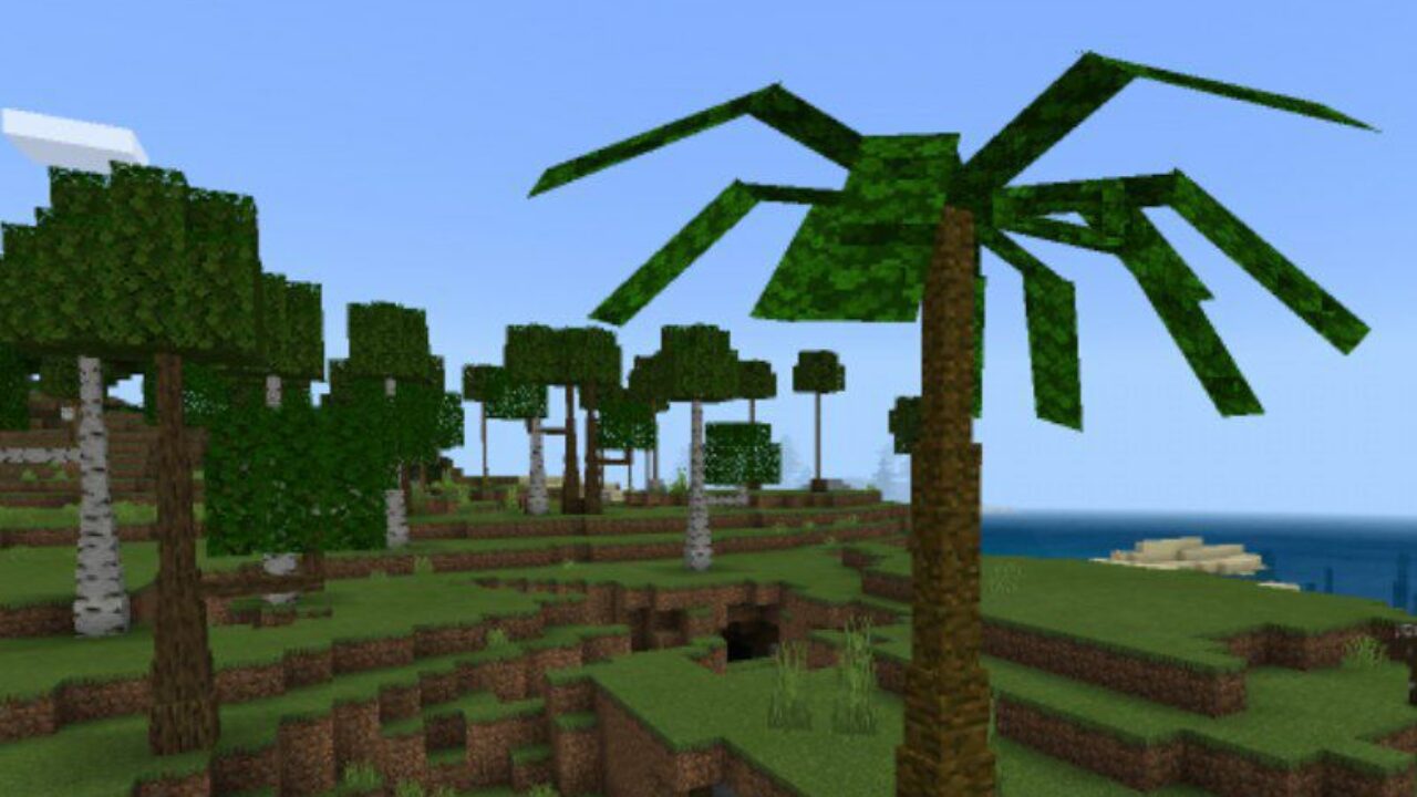 Palm from Tree Mod for Minecraft PE