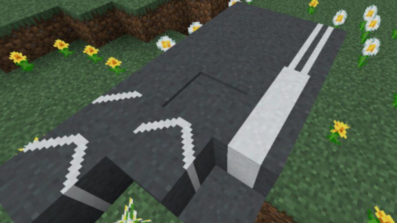 Types of Road from Road Mod for Minecraft PE