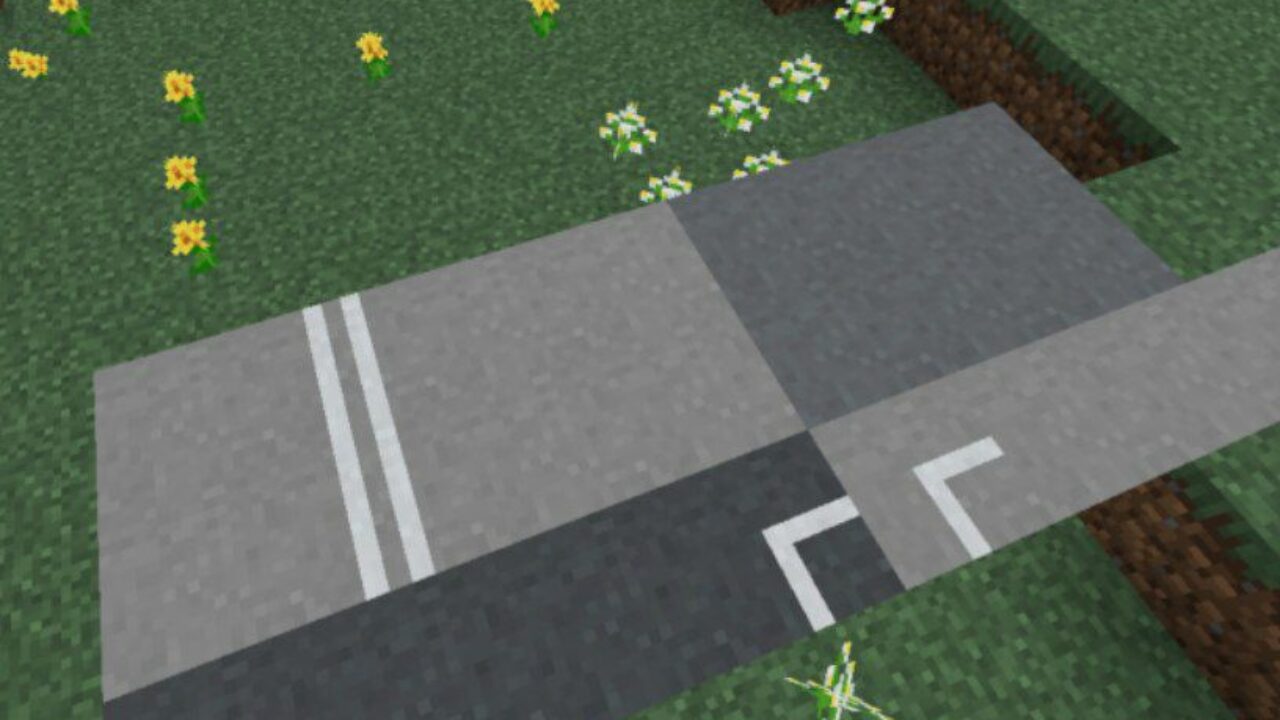 Different Colours from Road Mod for Minecraft PE