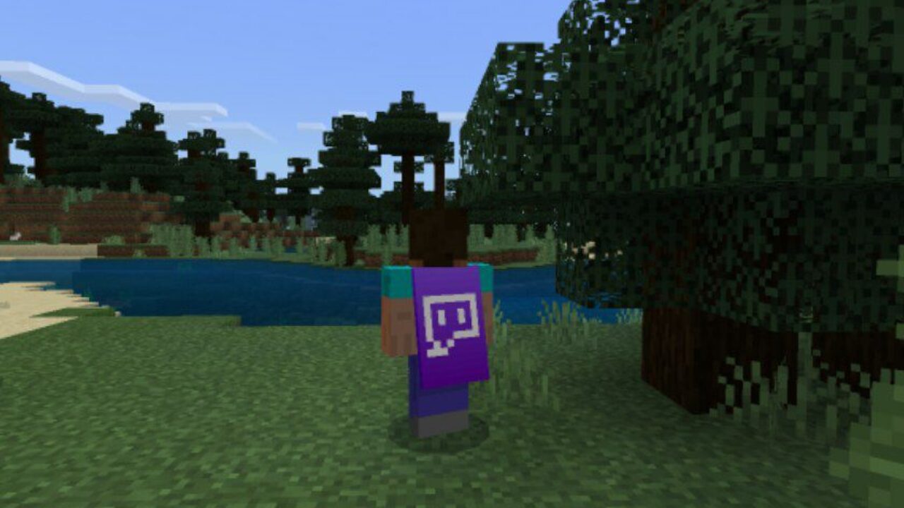 Purple Cape from Capes Mod for Minecraft PE