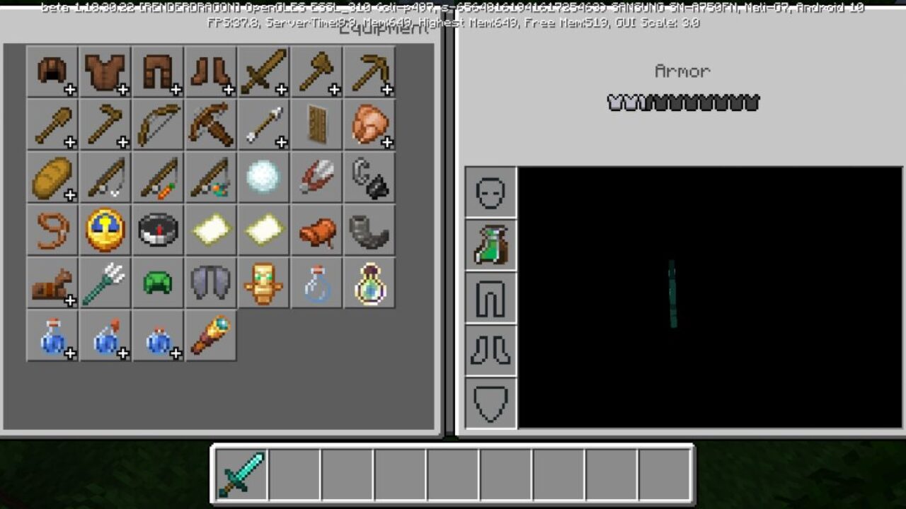 Armor from Capes Mod for Minecraft PE