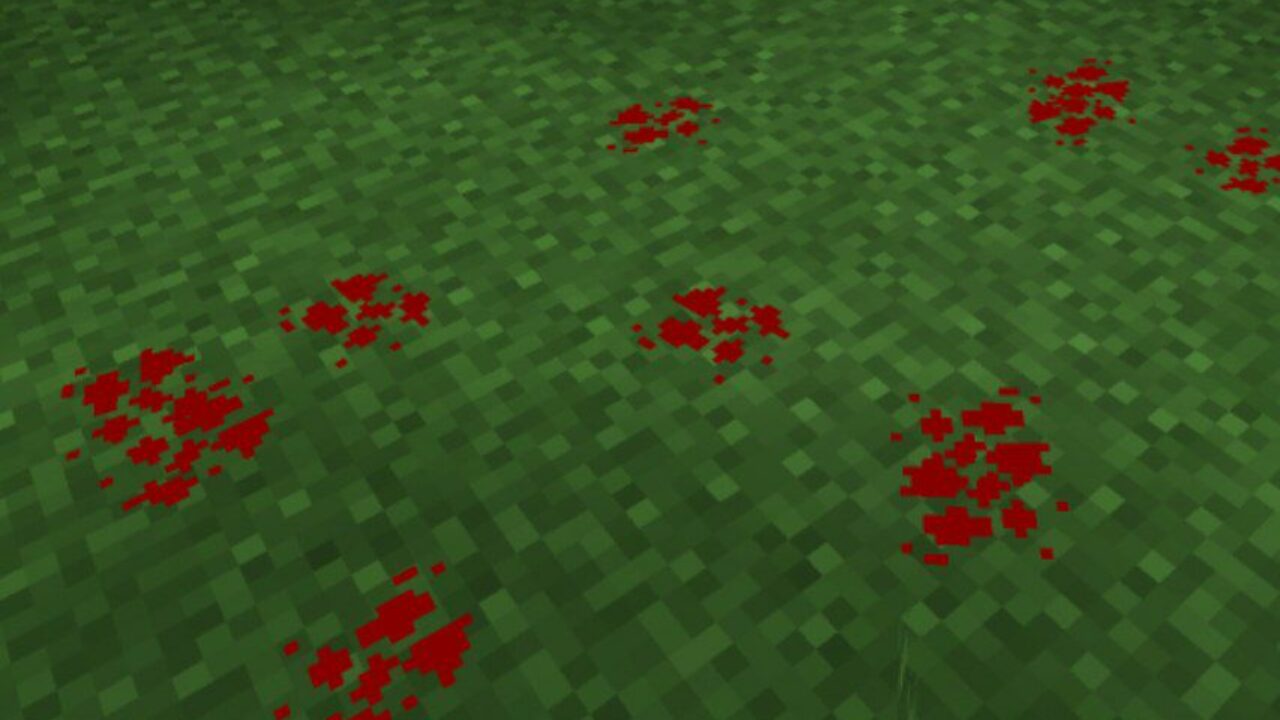 Bloody Trail from Blood Mod for Minecraft PE