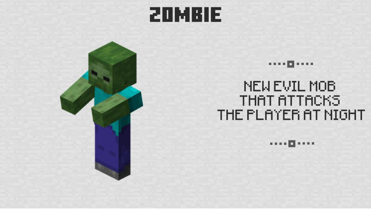 Zombie from Minecraft PE 0.2