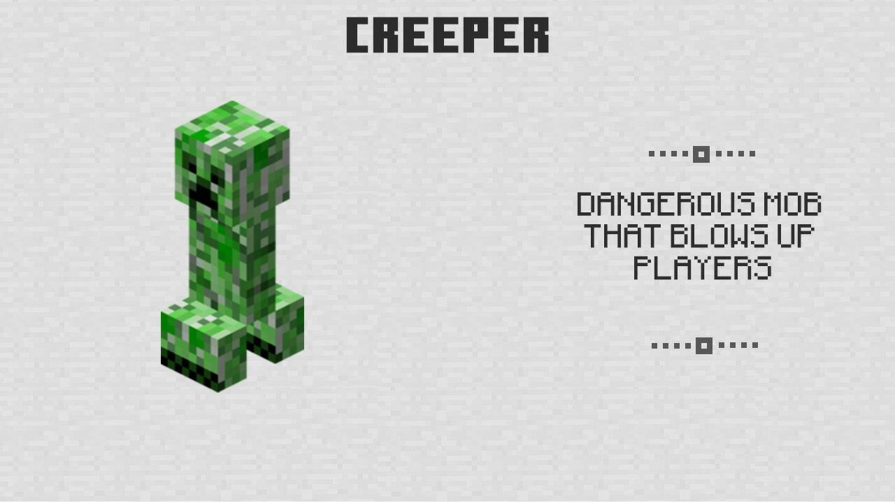 Creeper from Minecraft PE 0.4