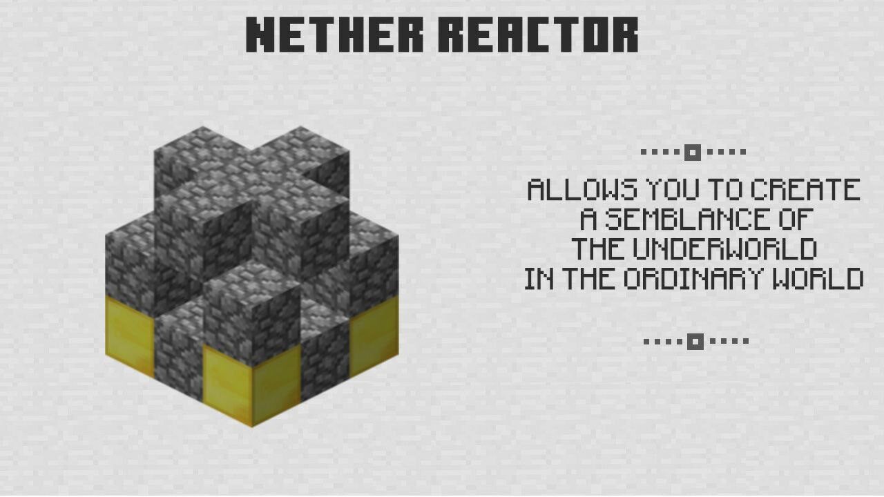 Nether Reactor from Minecraft PE 0.5