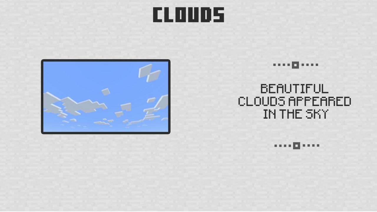 Clouds from Minecraft PE 0.6