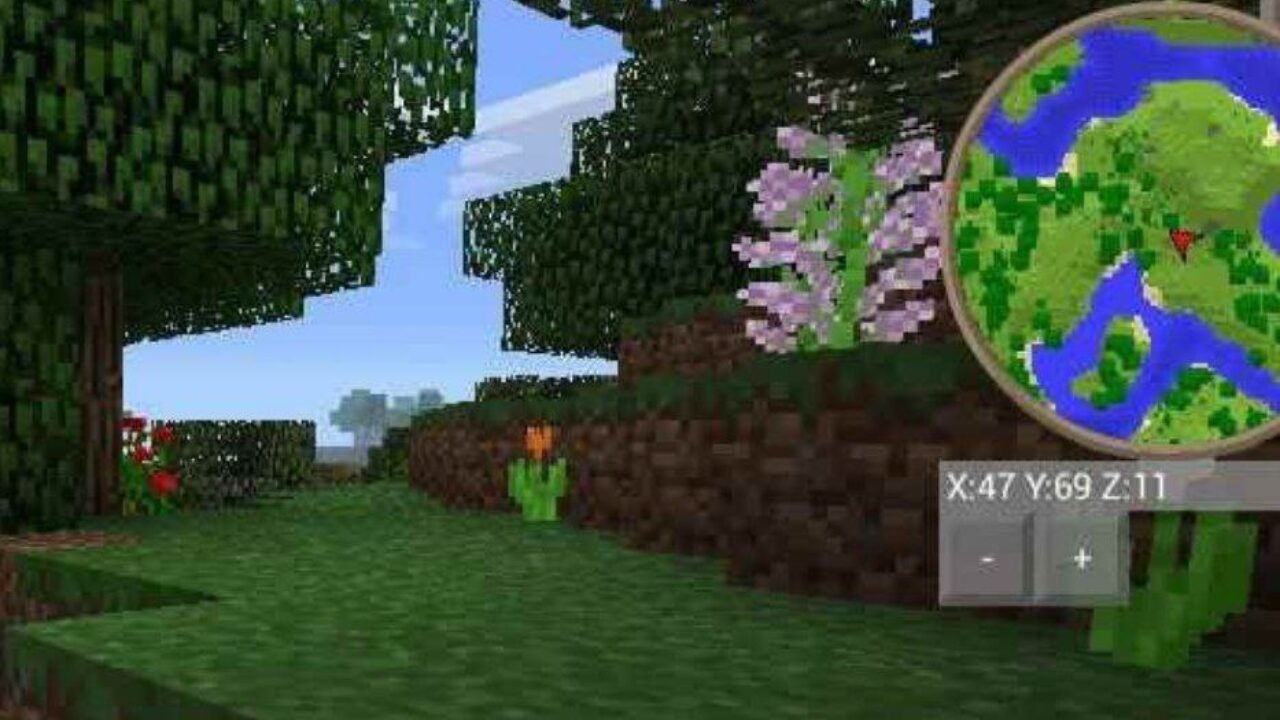 Circle Map from Map Mod for Minecraft PE