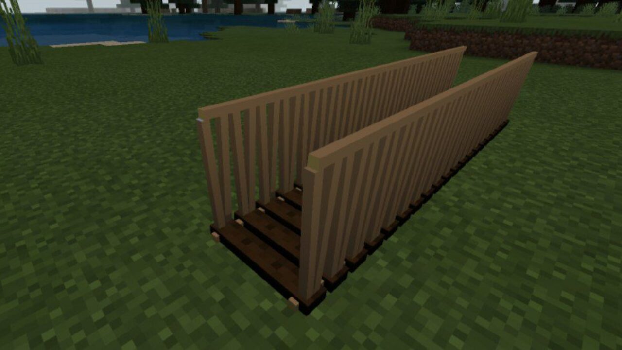 New Bridge from Bridge Mod for Minecraft PE