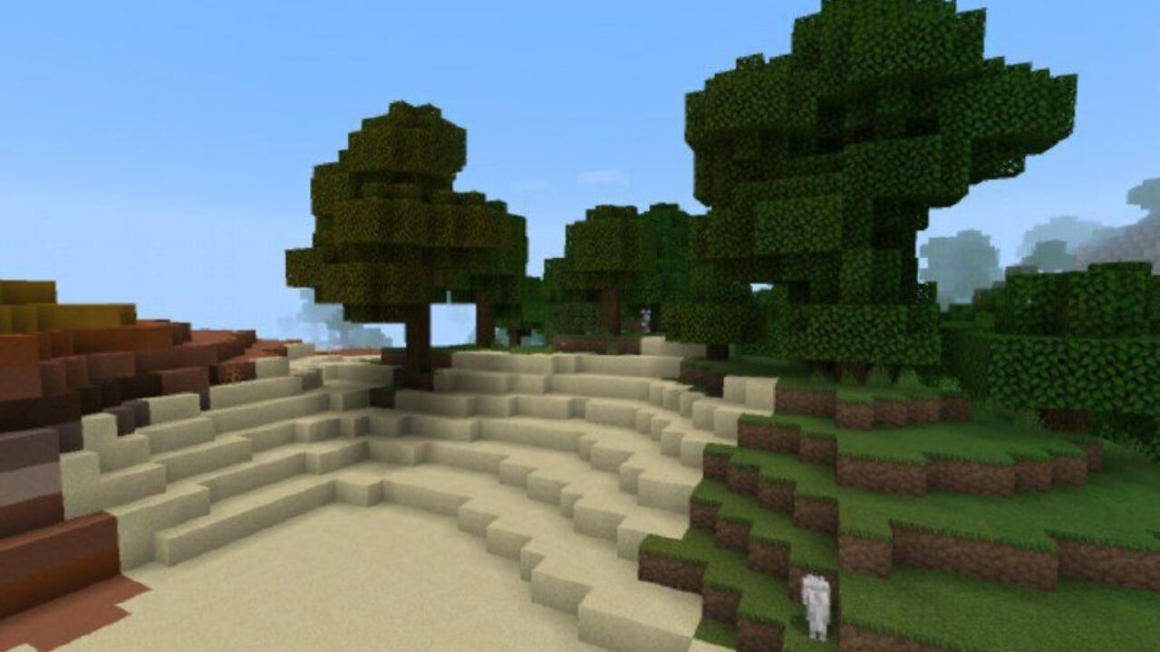 Trees from 32x Texture Pack for Minecraft PE