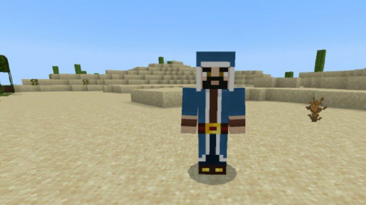 Wizard from Clash of Craft Mod for Minecraft PE