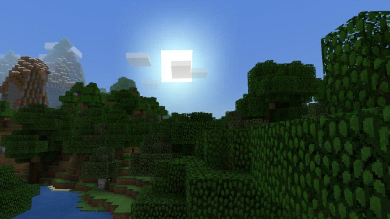 Nature from Faithful Texture Pack for Minecraft PE