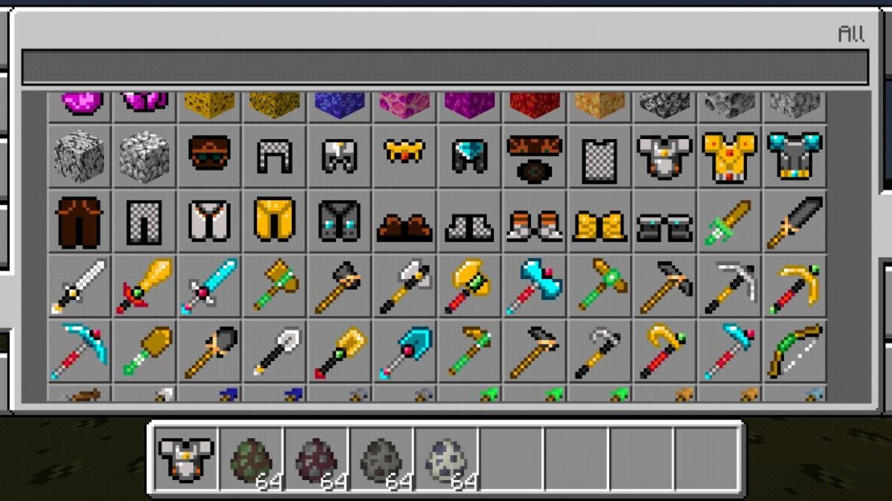 Inventory from Retrones Texture Pack for Minecraft PE