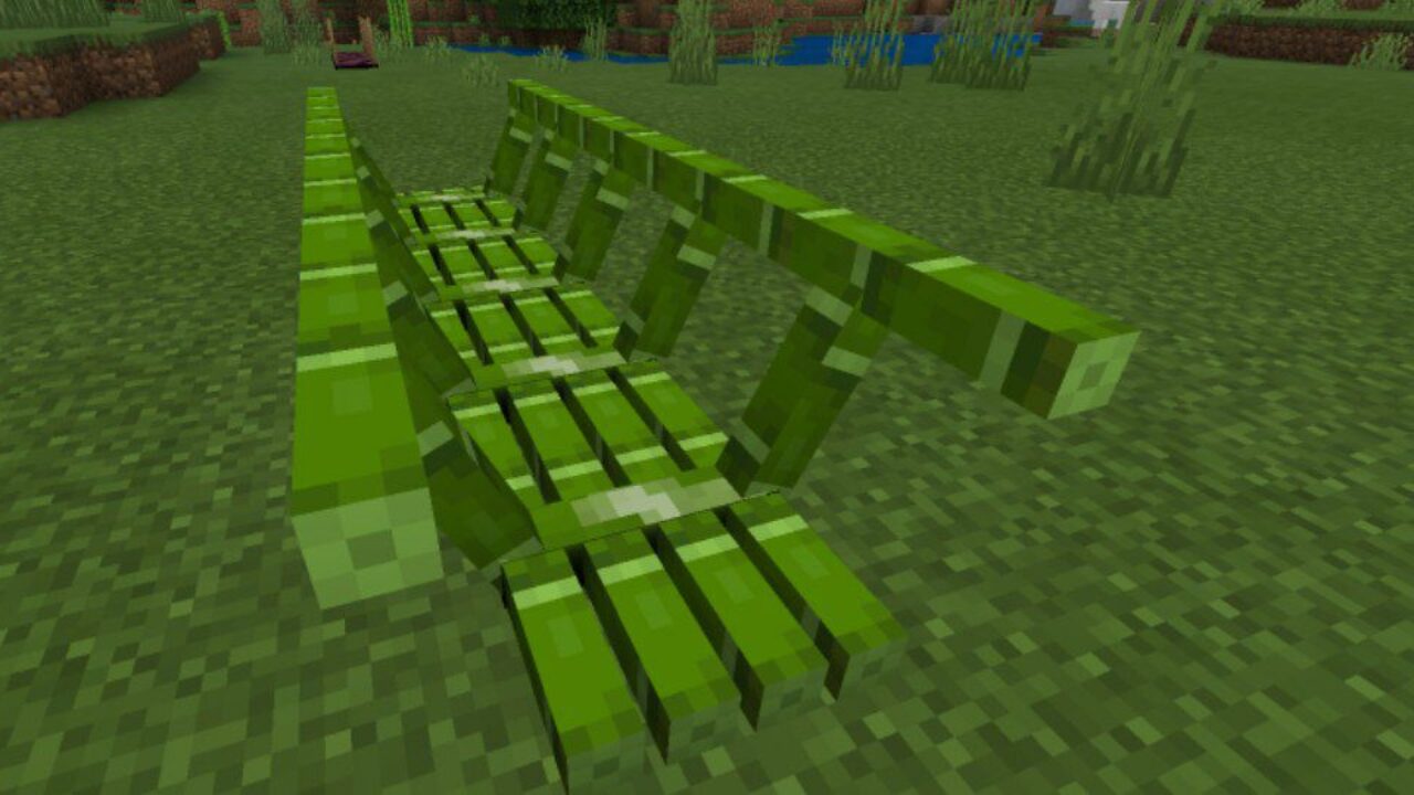 Bamboo Bridge from Bridge Mod for Minecraft PE