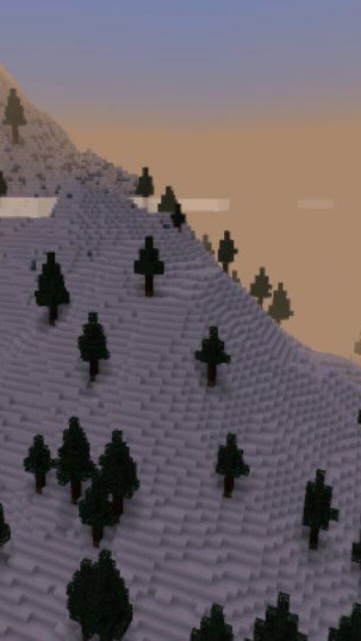 Nature from Frozen Survival Map for Minecraft PE