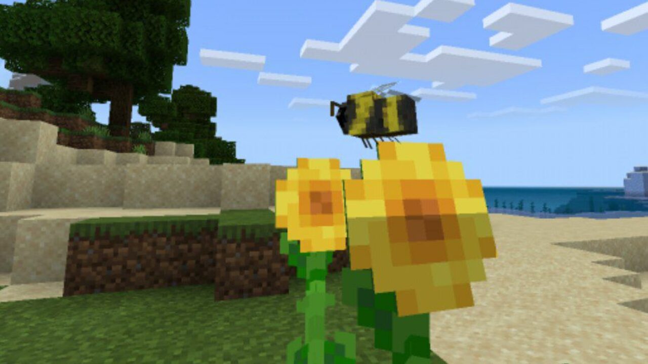 Bee Texture Pack for Minecraft PE